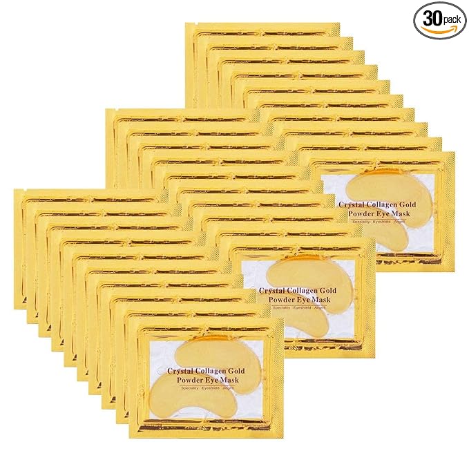 30 Pairs Under Eye Collagen Patches, Under Eye Gel Pads by NIYET