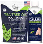 Tea Tree Foot Soak & Callus Remover Gel Kit by FOOTCURE