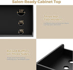 Salon Storage Cabinet Barber Station, Free Standing Hair Styling Station - Image 5