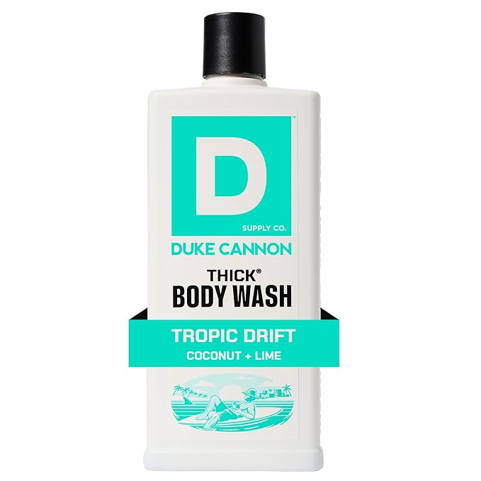 Duke Cannon THICK® Body Wash for Men – Tropic Drift, 18 oz – High-Viscosity by DukeCannonSupplyCo