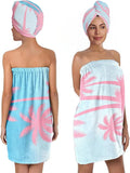 Palm Tree Towel Wrap for Women by QIULIBMH