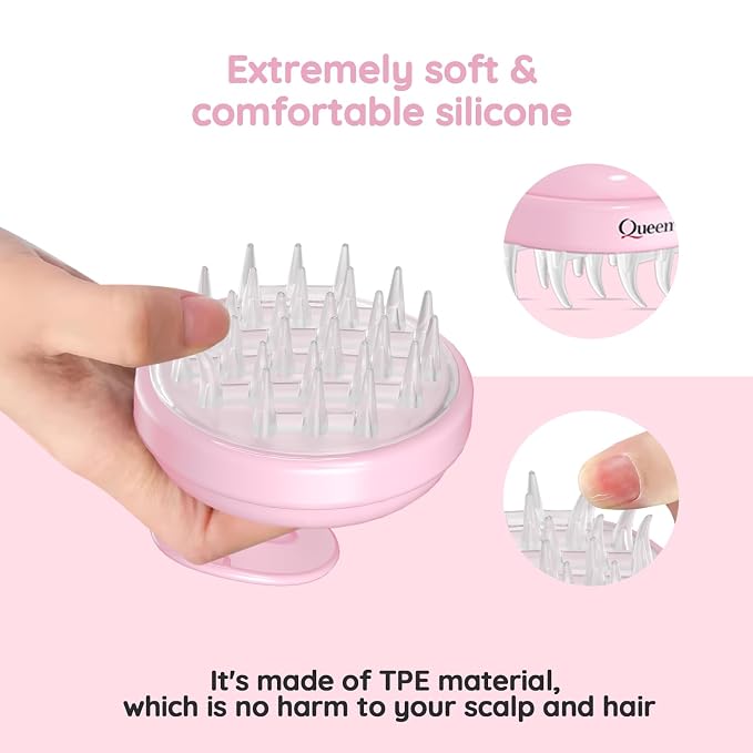 Electric Cordless Hair Scalp Massager, Portable Head Scratching Scrubber - Image 2