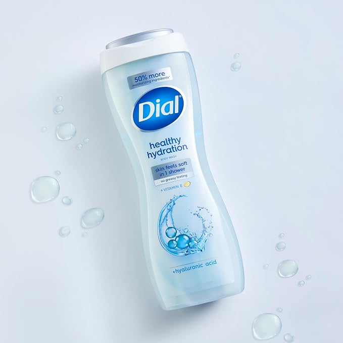 Dial Body Wash, Healthy Hydration, Hyaluronic Acid + Vitamin E, 16 fl oz - Image 7