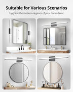 Combuh LED Bathroom Vanity Light Bar 36 Inch 20W Black IP44 Over Mirror - Image 6