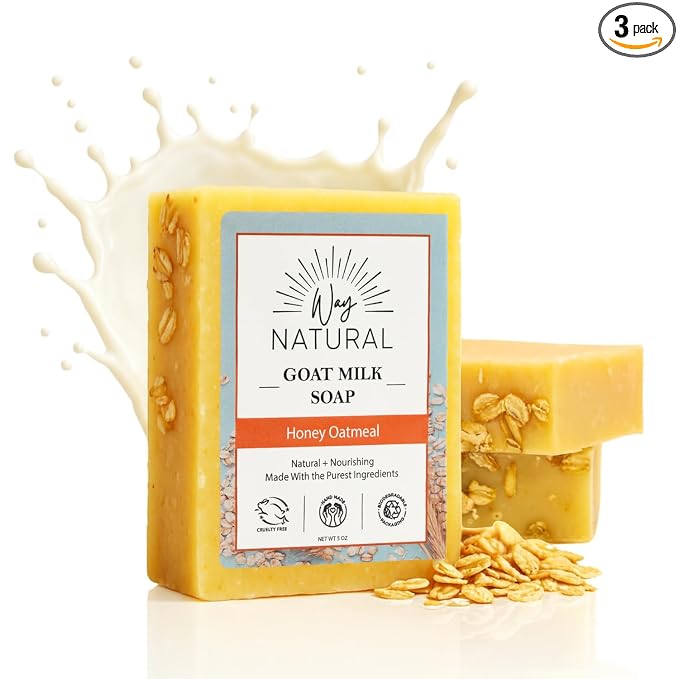 Honey Oatmeal Soap Bar by WayNatural