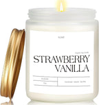 Strawberry Vanilla Highly Scented Candle by Unknown