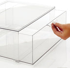 mDesign Plastic Stackable Bathroom Storage Organizer Bin Containers - Image 6