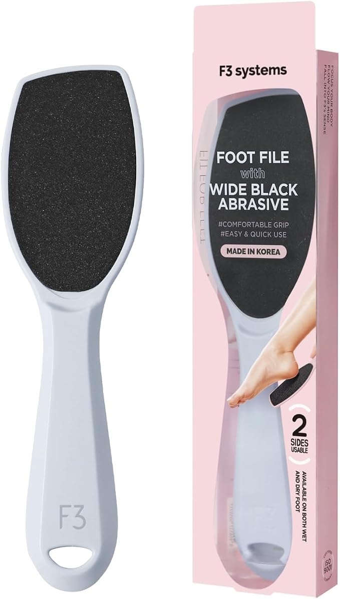 Wide Emery, Double-Sided Pedicure Tool, Colossal Foot File by F3systems