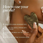BARE BOTANICS Jade Gua Sha Facial Tool | Authentic Jade Stone - Image 7