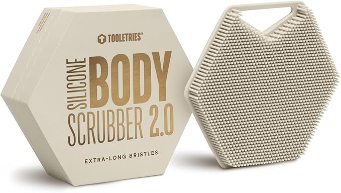 TOOLETRIES Body Scrubber 2.0 – Premium Silicone Scrubber by TOOLETRIES