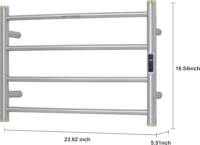 Electric Towel Warmer Rack, Heating Towel Warmer, Timer & Temperature Control - Image 5