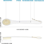 17-Inch Back Scrubber for Shower, Anti-Slip Exfoliating Body Brush for Bath - Image 7