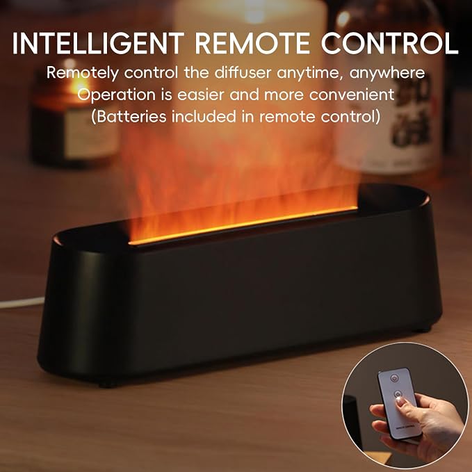 YALEDI Essential Oil Diffuser, Fireplace Flame Fire Oil Diffuser, 250ml Cool - Image 6