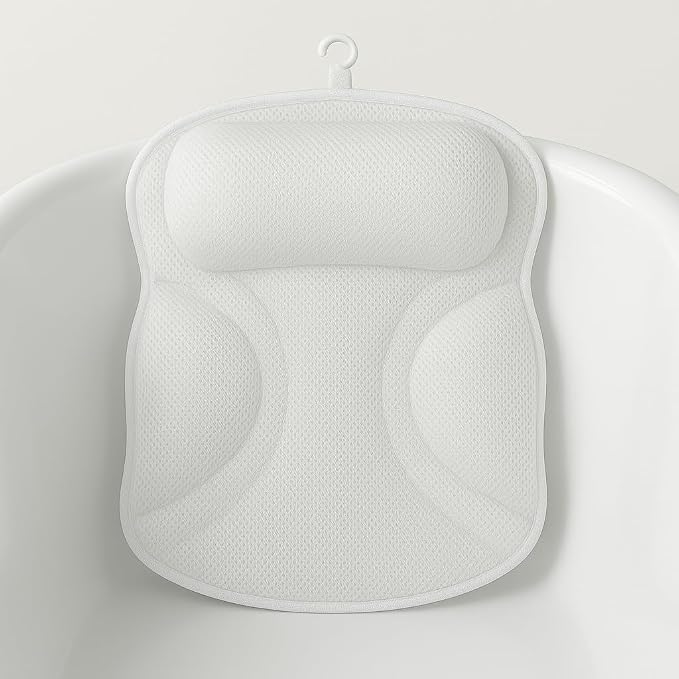 Bath Pillows for Tub, Upgraded 2025 Bathtub Pillow for Head, Neck & Back by EULAXLAB