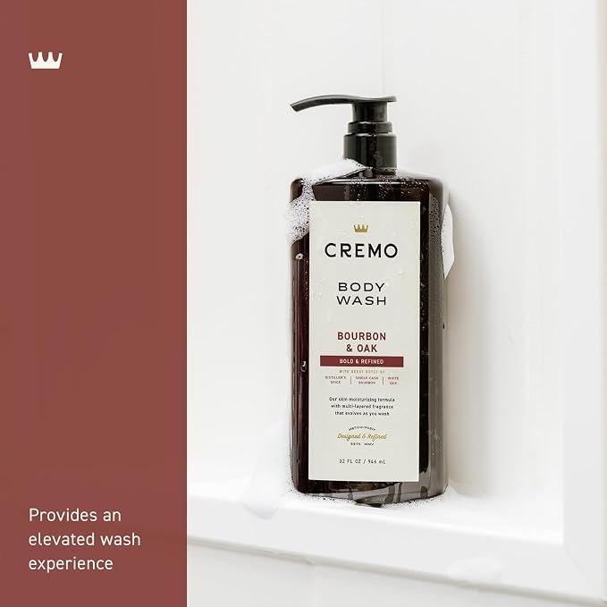 Cremo Rich-Lathering Bourbon & Oak Body Wash - Image 3