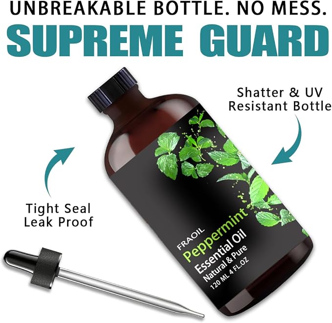 Peppermint Essential Oil, Peppermint Oil 4 Fl Oz 120ML - Image 4