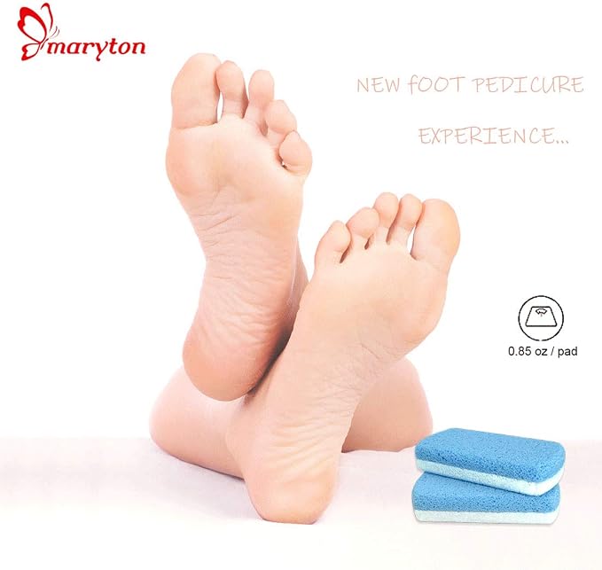 Maryton Glass Pumice Stone for Feet, Callus Remover and Foot Scrubber & - Image 7