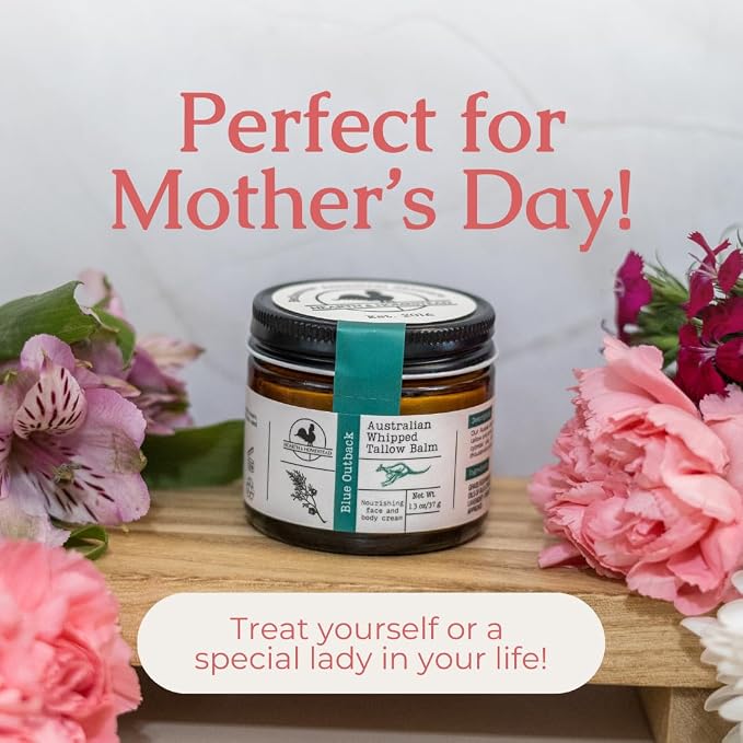 Hearth and Homestead: Handmade Blue Outback Australian Whipped Tallow Balm - Image 5