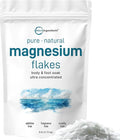 Micro Ingredients Magnesium Flakes, 6lbs | Great Alternative to Epsom Salt by MicroIngredients