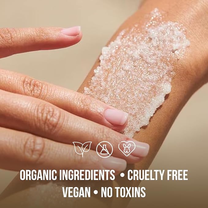 Organic Coconut Oil Scrub, Exfoliating Salt Body Scrub, Deep Cleansing - Image 7