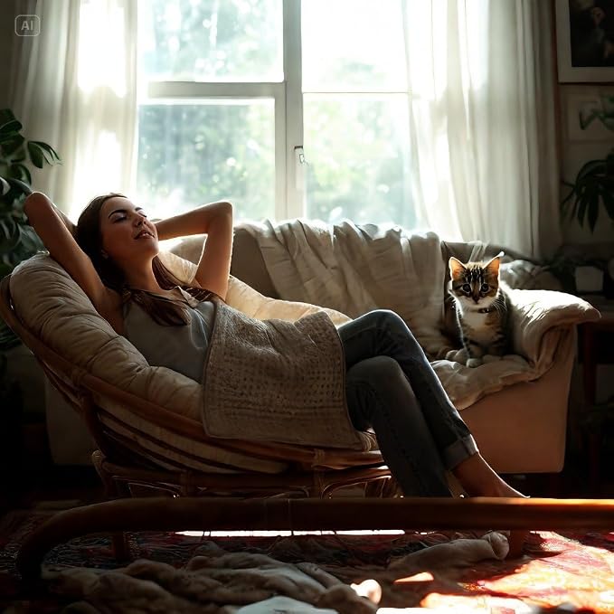 Electric Heating pad, 25 x12 Portable Heating Pad - Image 3