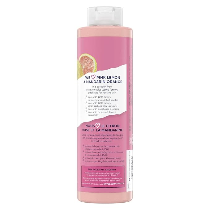 St. Ives Body Wash Pink Lemon and Mandarin Orange 22 Ounce - Image 4