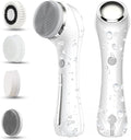 Facial Cleansing Brush, 2 in 1 Ｗaterproof IPx7 Facial Spin Scrubber Set by Unknown