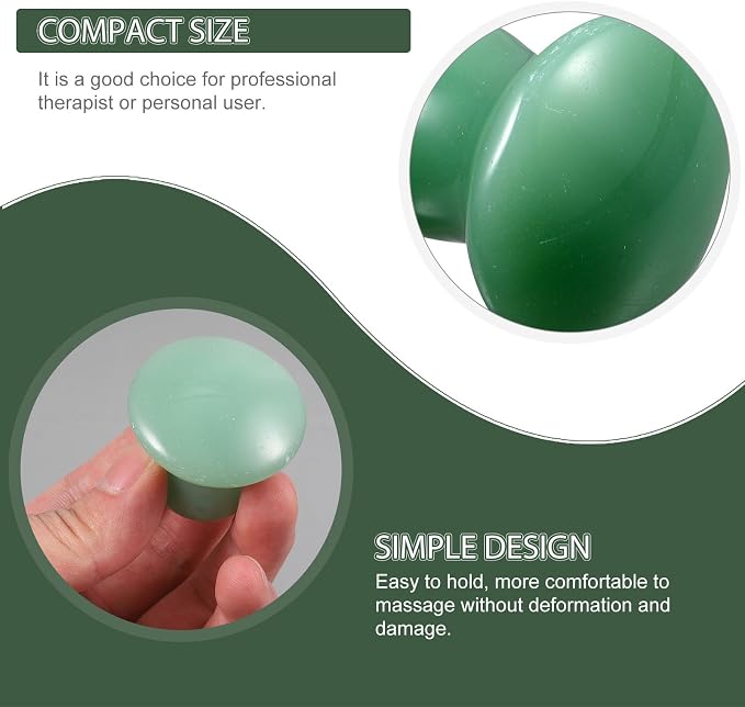 FOMIYES Jade Massager: Mushroom Gua Sha - Image 3