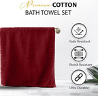 KAHAF COLLECTION 100% Cotton Bath Towels, 24x48 Pack of 6 Towels, Quick Dry - Image 5