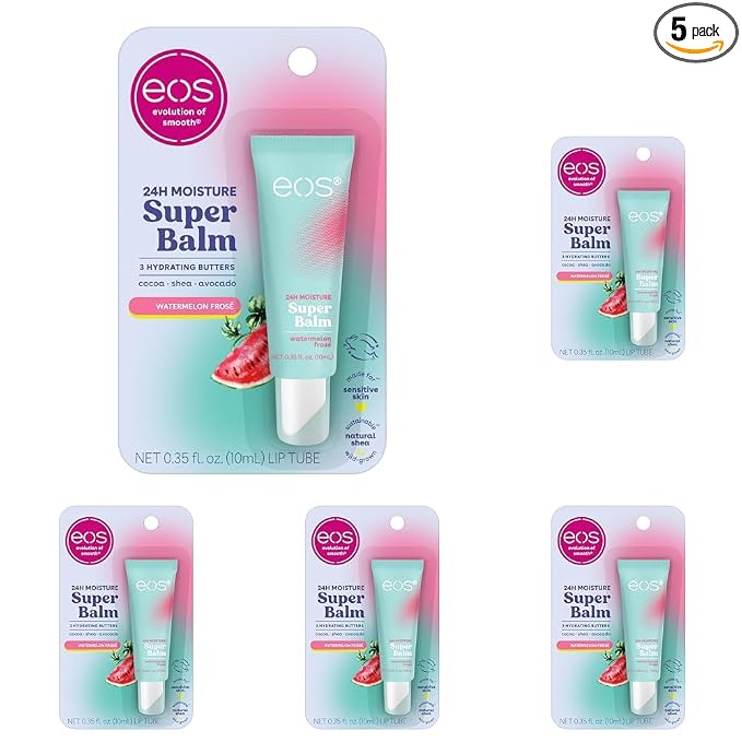 eos 24H Moisture Super Balm- Watermelon Frosé, Lip Mask, Day or Night Lip by eosproducts