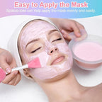 MUiiGOOD 2pcs Silicone Face Scrubber Round Pads Face Mask Brush Exfoliating Lip - Image 7