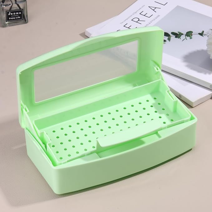 Nail Tool Sterilizer Box Plastic Disinfectant Container - Image 6
