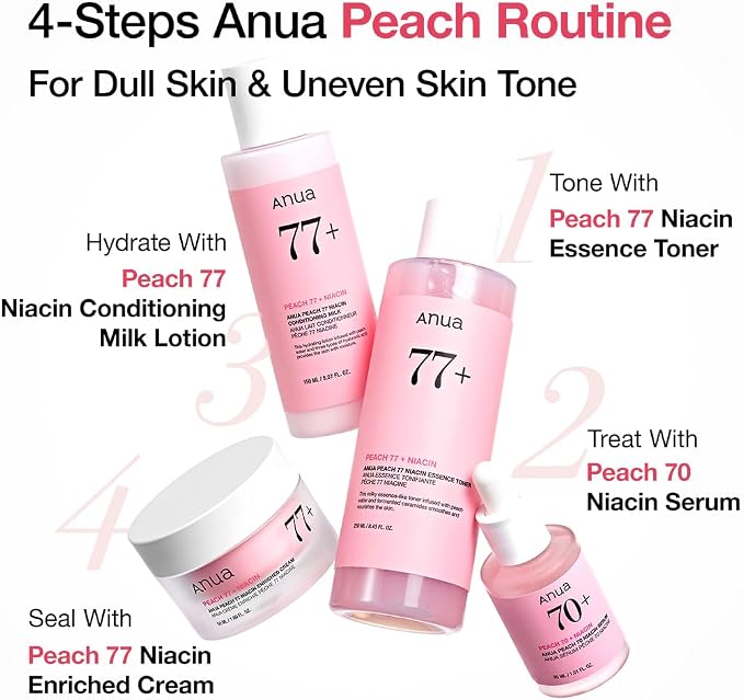 Anua Peach 77 Niacin Essence Toner 250ml / Brightening Toner - Image 5