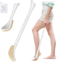 New Foot Brush with Adjustable Long Handle, 3-in-1 Foot Scrubber by GEENOA