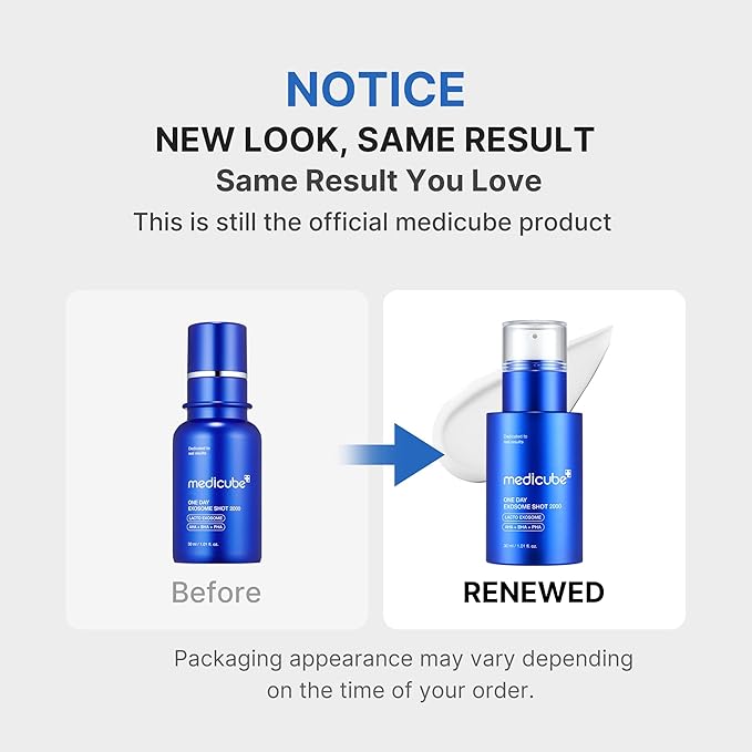 medicube Exosome Shot Zero 2, 000 PPM Spicule Facial Serum | Liquid Skin - Image 2
