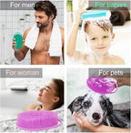 3 Pack Silicone Body Scrubber, Silicone Loofah Exfoliating Body Scrubber - Image 7