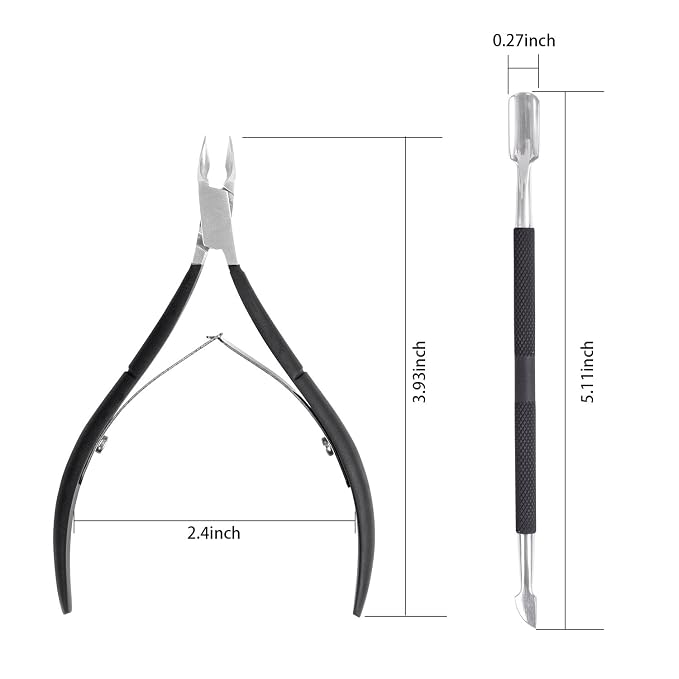 Ejiubas Cuticle Trimmer with Cuticle Pusher Cuticle Nipper Professional Grade - Image 6