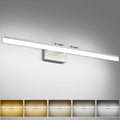SOLFART Bathroom Vanity Light 40-Inch: 5CCT Dimmable Brushed Nickel Led by SOLFART
