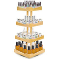 ZAVOOS Nail Polish Organizer, 4 Tier Bamboo Stand Essential Oil Display Rack by AllfortheBetterLife