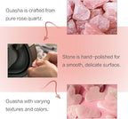 huefull Gua Sha Facial Tools for Face and Body –Spa Gifts for Women, Natural - Image 3