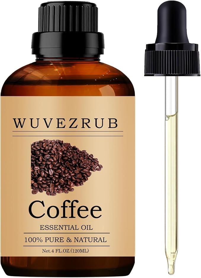 Coffee Essential Oils, 120ML 100% Pure and Natural Essential Oil by WUVEZRUB