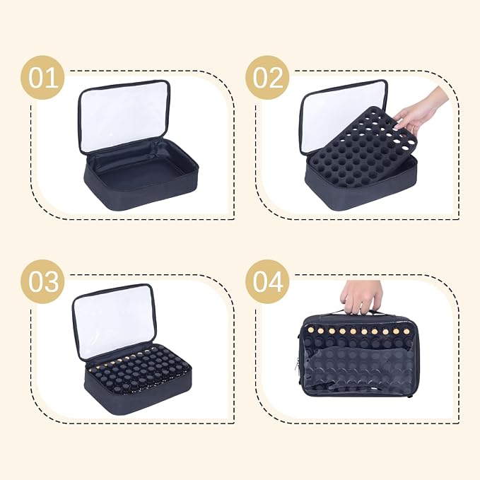 Essential Oils Carrying Case Holds 60 Grids - Image 6