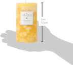 Aroma Naturals Orange and Lemongrass Essential Oil Scented Pillar Candle - Image 3