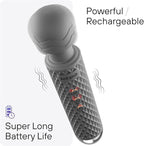 bed geek Handheld Cordless Personal Wand Massager – Waterproof, USB Rechargeable - Image 3