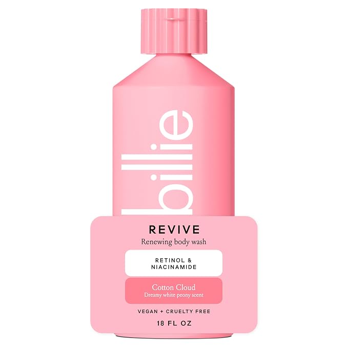 Billie Reviving and Renewing Women's Body Wash, 18 fl oz, Cotton Cloud Scent by TheAward-WinningRazor