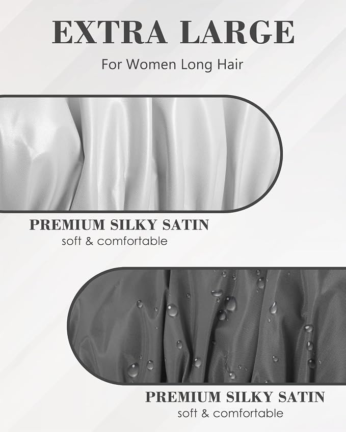 Aquior Shower Cap, Reusable Shower Cap - Image 2