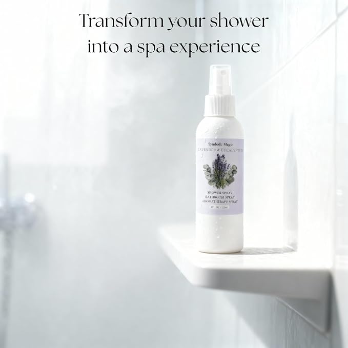 Symbolic Magic Lavender Eucalyptus Bathroom Spray – Essential Oil Shower - Image 6