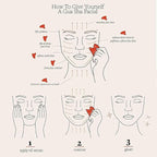 Ditind Rose Quartz Gua Sha Facial Tools, GuaSha - Image 6