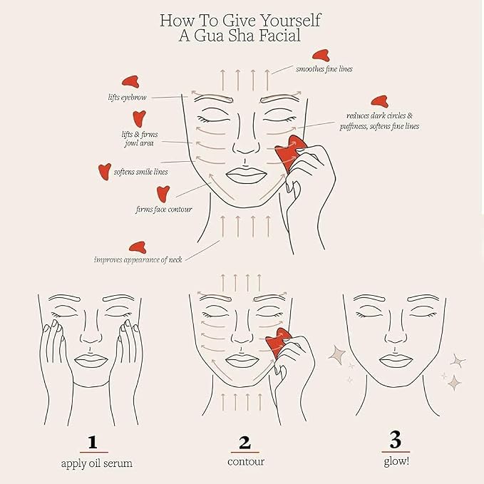 Ditind Gua Sha, Jade Stone Gua Sha Massage Tool, Guasha Tool - Image 8