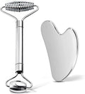 Gua Sha & Face Roller, Stainless Steel Gua Sha Facial Tools by Unknown